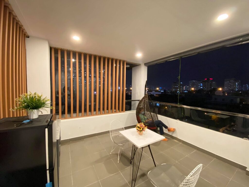 Big Balcony Rooftop Studio for rent in District 2 Thao Dien 2