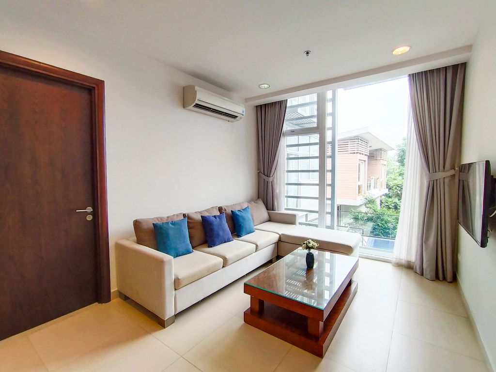 Two bedrooms on Nguyen Van Huong Glenwood Residence Thao Dien