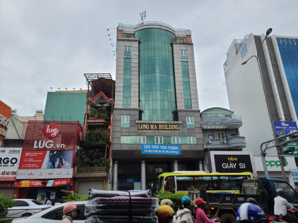 Long Ma Building 602 Cong Hoa Office for lease in Tan Dinh District (1)