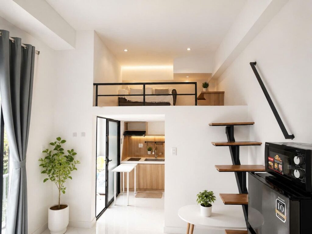 Cho thuê căn hộ duplex đầy đủ nội thất tại Bình Thạnh, TP.HCM – Ảnh 1
