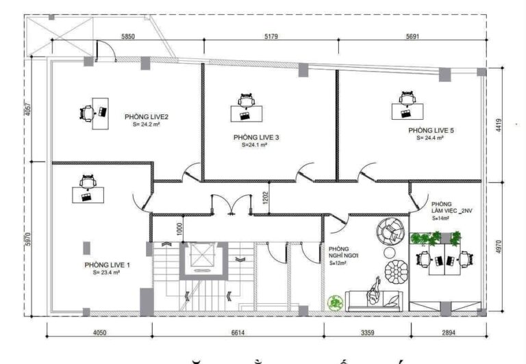 Văn phòng 154 m² mặt tiền Hoàng Sa, Quận 3, TP.HCM – Ảnh 1