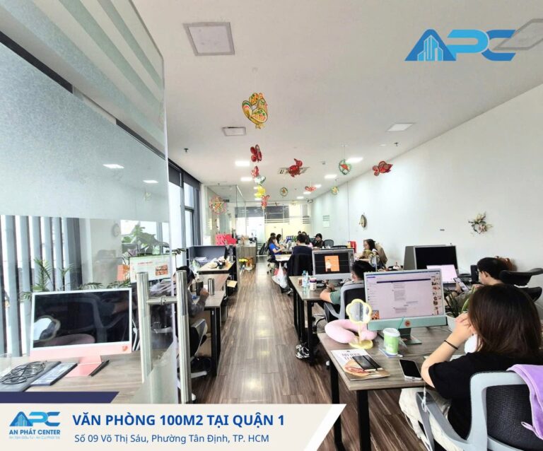 100 m² Office Floor for Rent on Vo Thi Sau, District 1, HCMC – Photo 2