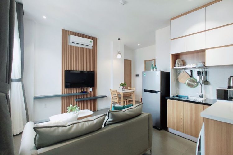 1 Bedroom apartment 40 m2 Big Balcony in District 2 Quoc Huong Thao Dien 1