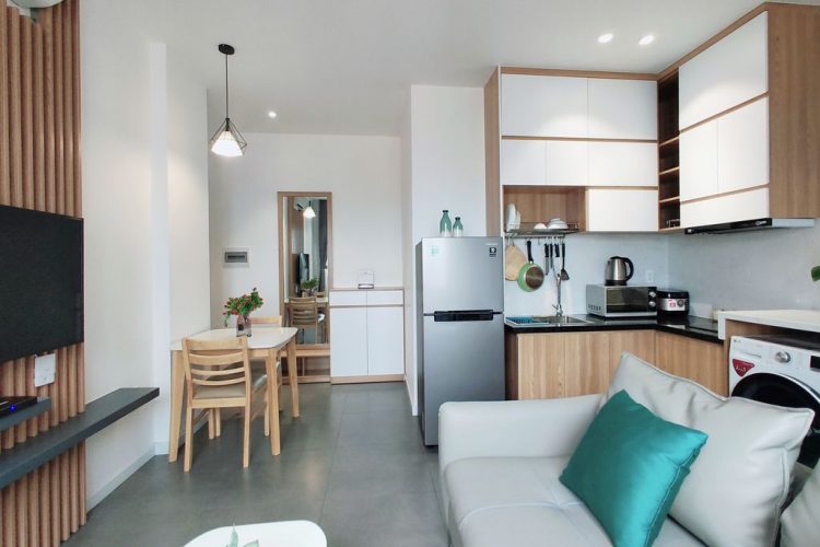 1 Bedroom apartment 40 m2 Big Balcony in District 2 Quoc Huong Thao Dien 2