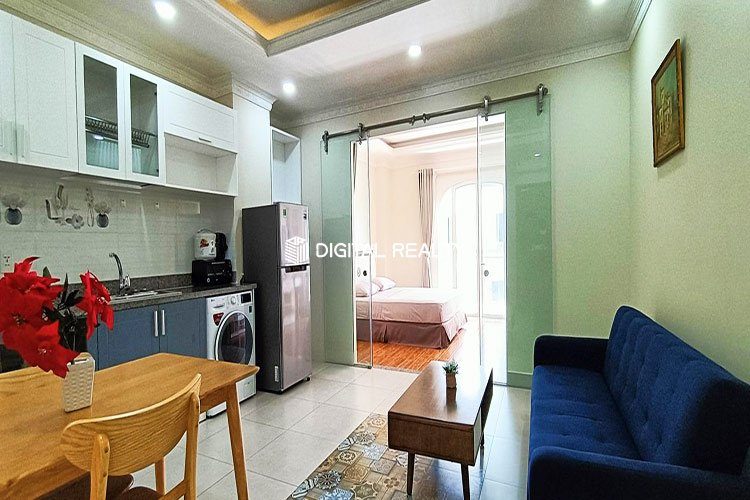 1 Bedroom apartment 45 m2 Big Balcony in District 2 Street 66 Thao Dien 6