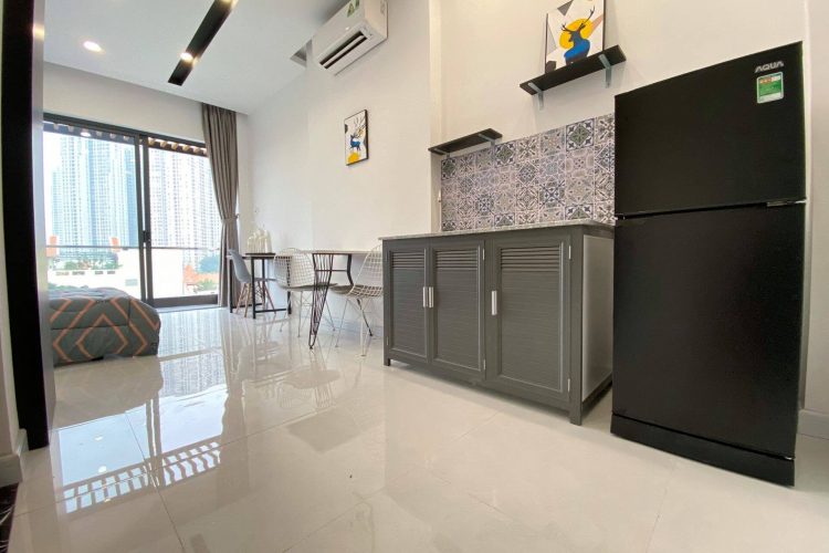 Balcony Studio for rent in District 2 Nguyen Ba Lan street Thao Dien 8