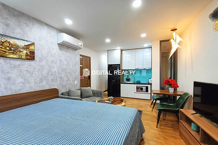 District 2 Modern interior furnished Studio for rent on Street 61 Thao Dien 5