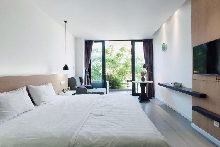 Fully furnished One Bedroom with balcony in Sanchu House Thao Dien 4