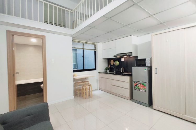 Loft Room apartment 20 m2 Good price in District 2 Street 63 Thao Dien 2