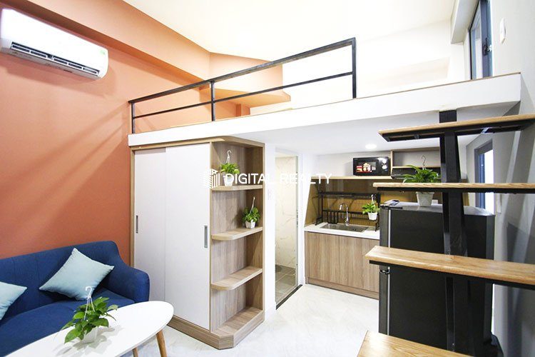 Loft Room apartment 20 m2 Good quality furniture in Binh Thanh Vo Duy Ninh Near District 1 10