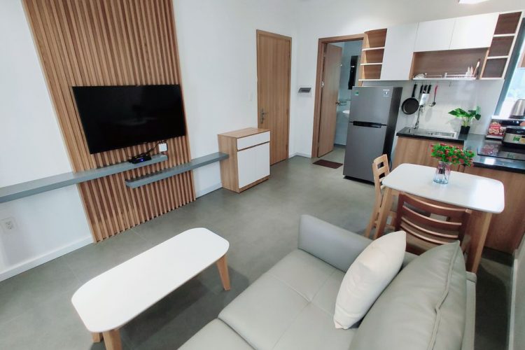 Modern amenities 1 Bedroom for rent in District 2 Thao Dien Balcony 2