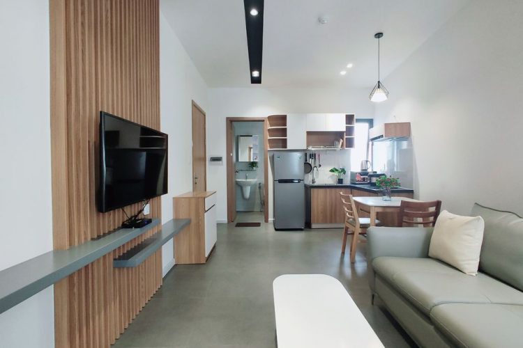 Modern amenities 1 Bedroom for rent in District 2 Thao Dien Balcony 7