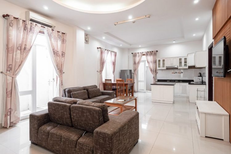 Thao Dien 120sqm on ground floor Large livingroom and kitchen2 bedrooms 2 bathroom 19
