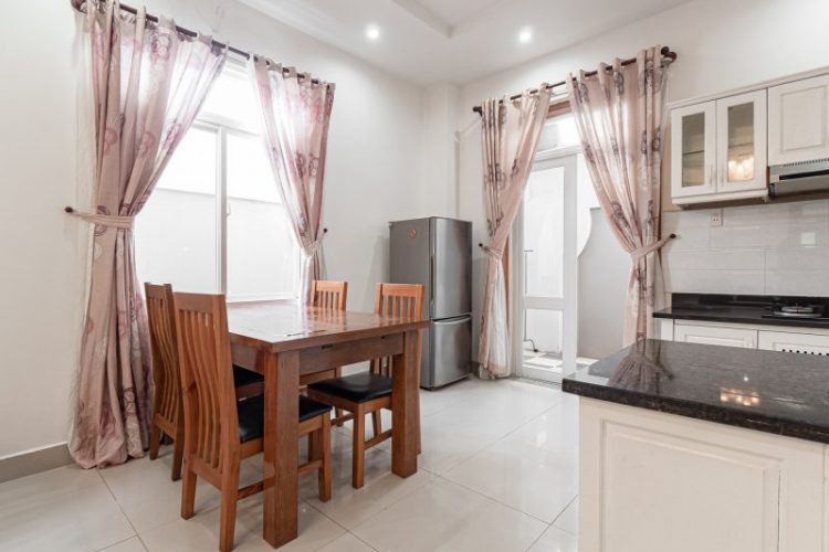 Thao Dien 120sqm on ground floor Large livingroom and kitchen2 bedrooms 2 bathroom 7