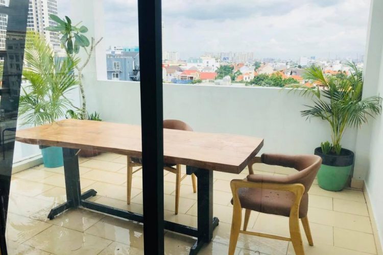 Top high floor studio for rent with good view in Thao Dien 2